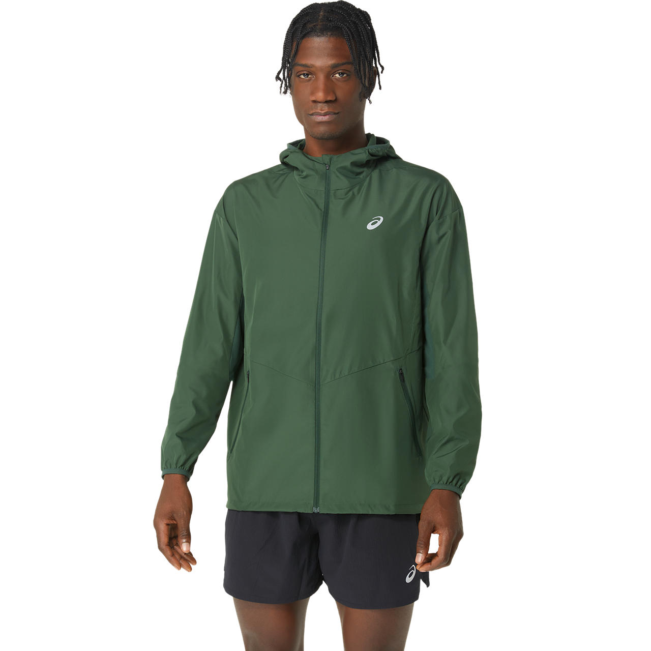 Asics Accelerate Light Jacket Erkek Haki Ceket 2011C241 301