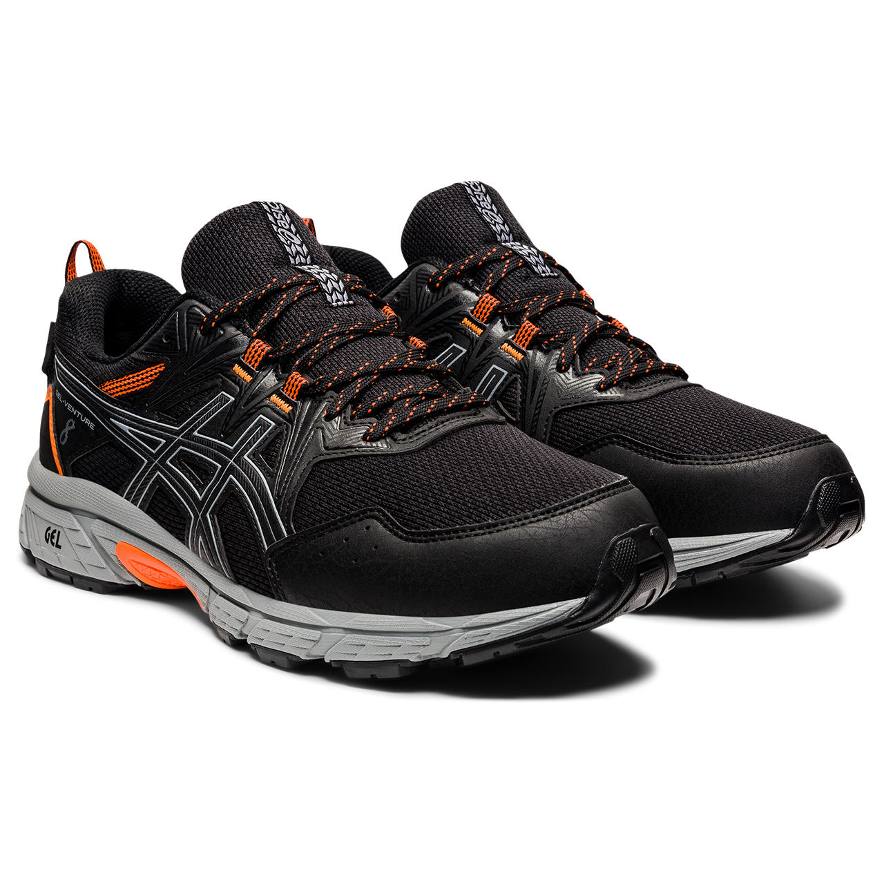 Asics Gel-venture 8 Waterproof Erkek Siyah Turuncu Outdoor Ayakkabısı ...