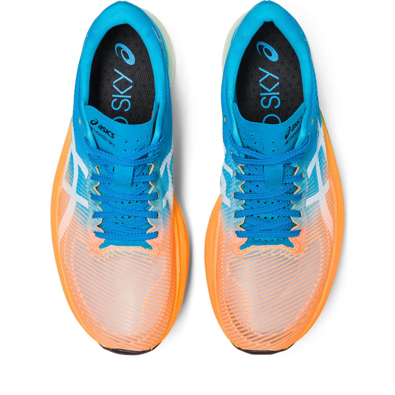 Asics Metaspeed Sky+ Unisex Mavi Turuncu Koşu Ayakkabısı 1013A115-800