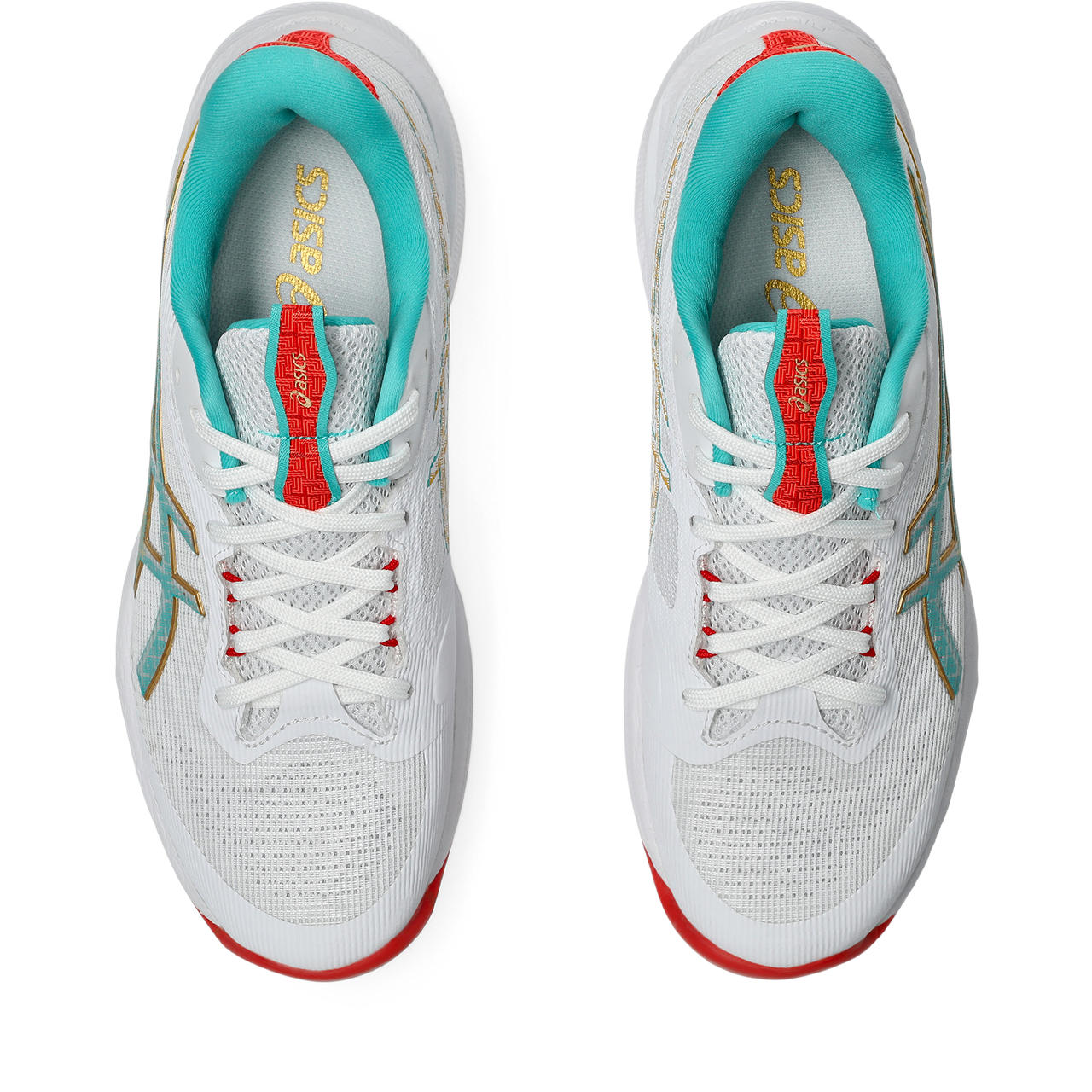 【新品】asics NETBURNER BALLISTIC FF 4 Asics Netburner Ballistic Ff Mt 4 Erkek Beyaz Voleybol Ayakkabısı