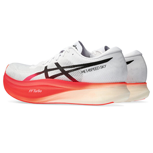 Asics Metaspeed Sky+ Unisex Beyaz Kırmızı Koşu Ayakkabısı 1013A115-100-3