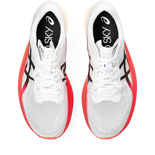 Asics Metaspeed Sky+ Unisex Beyaz Kırmızı Koşu Ayakkabısı 1013A115-100-6