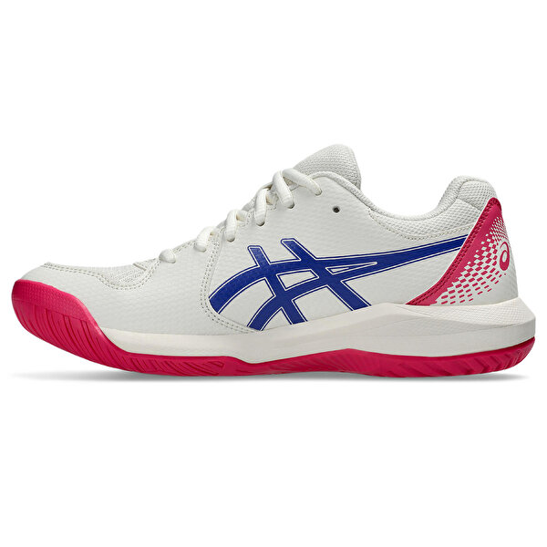 Asics Gel-dedicate 8 Kadın Beyaz-mavi Tenis Ayakkabısı 1042A237-105-1