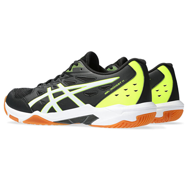 Asics Gel rocket 11 Erkek Siyah Sar Voleybol Ayakkab s 1071A091 001