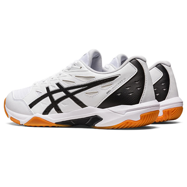 Asics Gel-rocket 11 Erkek Beyaz Siyah Voleybol Ayakkabısı 1071A091-101-3