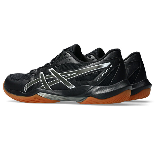 Asics Gel-rocket 12 Erkek Black/pure Silver Voleybol Ayakkabısı 1071A116-001-3