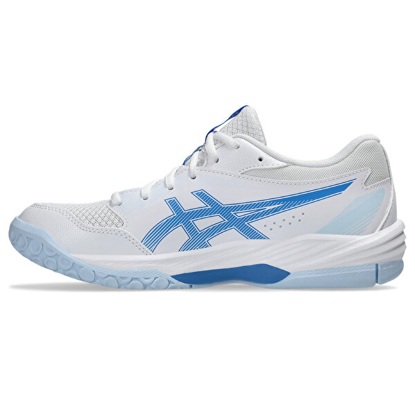 Asics Gel-task 4 Kadın Beyaz Mavi Voleybol Ayakkabısı 1072A106-102-1