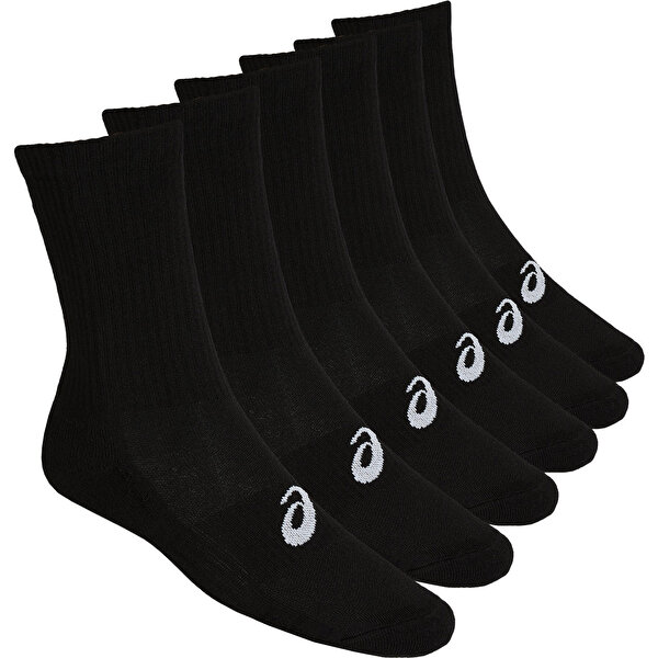 6Ppk Crew Sock Unisex Siyah Çorap 141802-0904