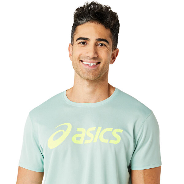 Asics Core Asics Top Erkek Yeşil Kısa Kollu Tshirt 2011C334-304-3