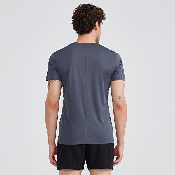 Asics Core Ss Top Erkek Gri Kısa Kollu Tshirt 2011C341-020-3
