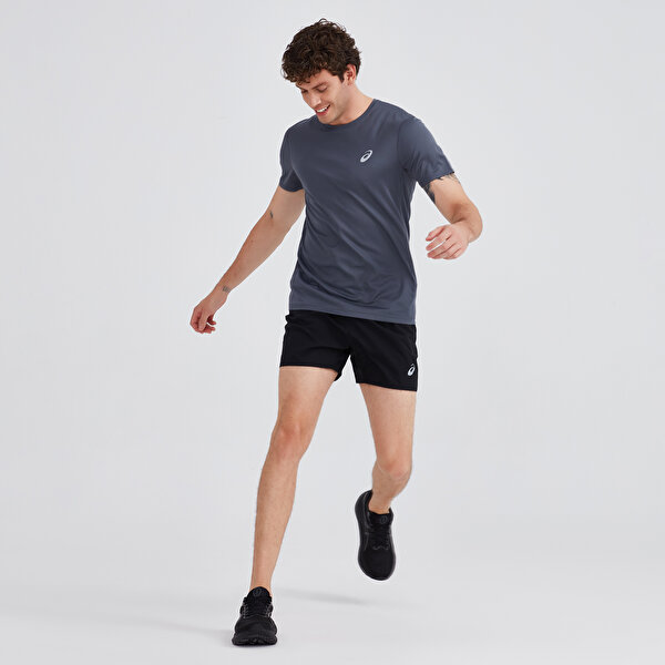 Asics Core Ss Top Erkek Gri Kısa Kollu Tshirt 2011C341-020-1