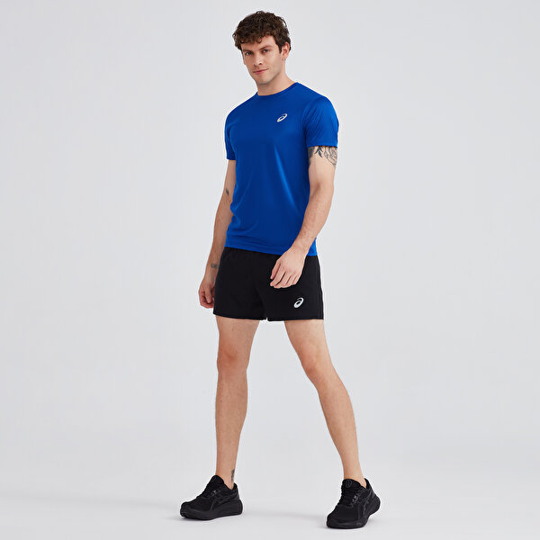 Asics Core Ss Top Erkek Mavi Beyaz Kısa Kollu Tshirt 2011C341-400-1