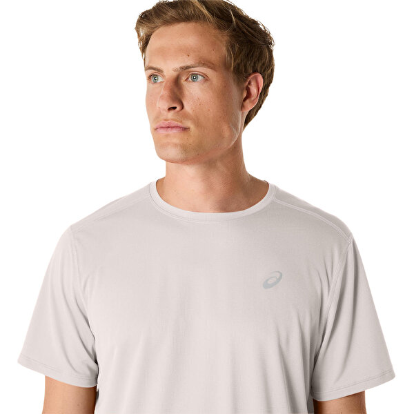 Asics Asics Core Ss Top Erkek Gri Beyaz Kısa Kollu Tshirt 2011D221-200-3