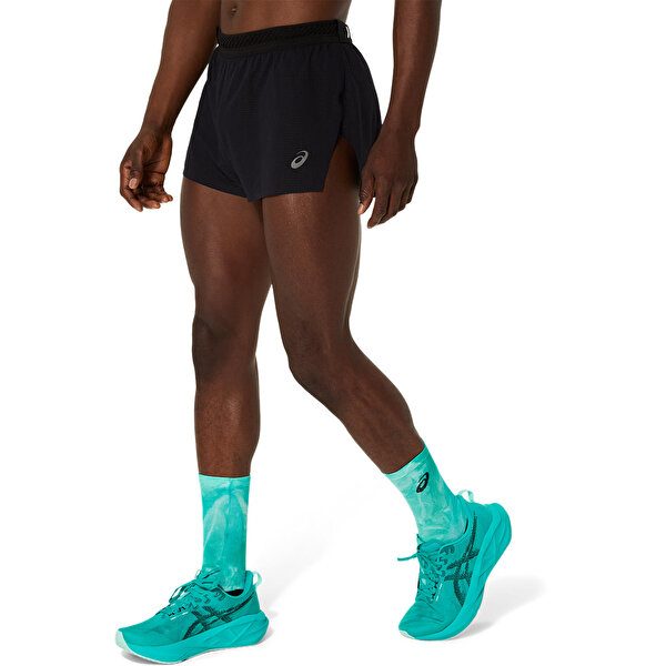 Asics Metarun Split Short Erkek Siyah Şort 2011C752-001-1