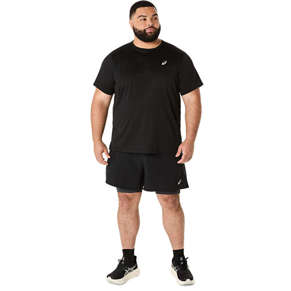 Asics Road 2N1 5In Short Erkek Siyah Şort 2011D245-001-5