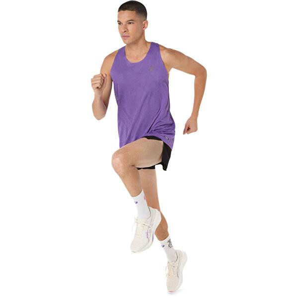 Asics Metarun Singlet Erkek Mor Atlet 2011D287-500-6