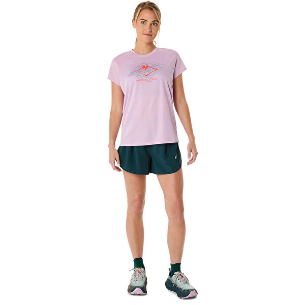 Asics Fujitrail Logo Ss Top Kadın Orange Kısa Kollu Tshirt 2012C971-700-5