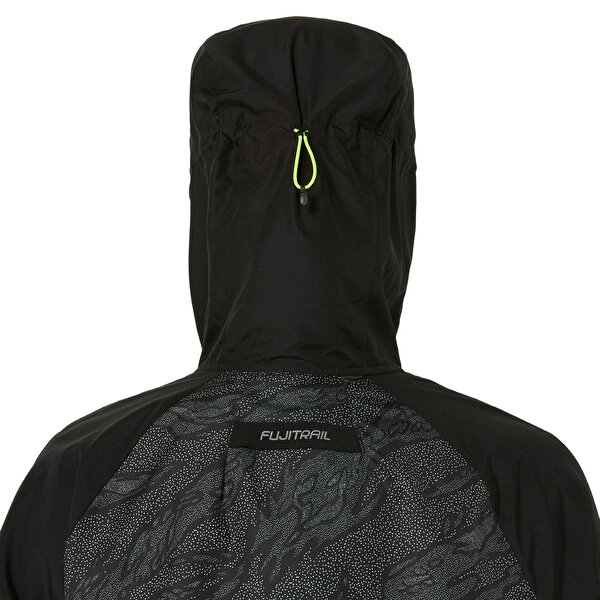 Asics Fujitrail Packable Windbreaker Kadın Black/pure Silver Ceket 2012C977-001-7
