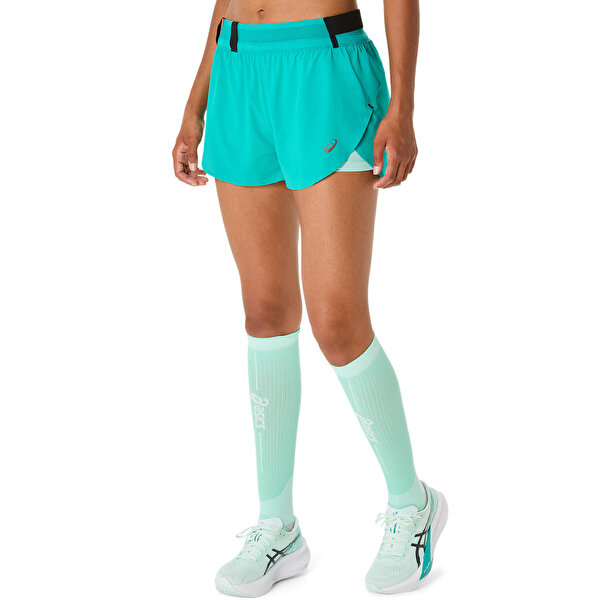 Asics Metarun Split Short Kadın Lacivert Şort 2012C858-401-1