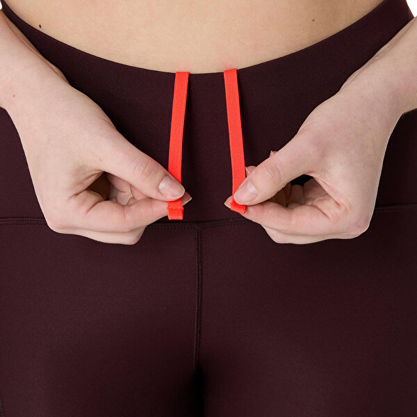 Asics Road High Waist Tight Kadın Bordo Tayt 2012C968-601-2
