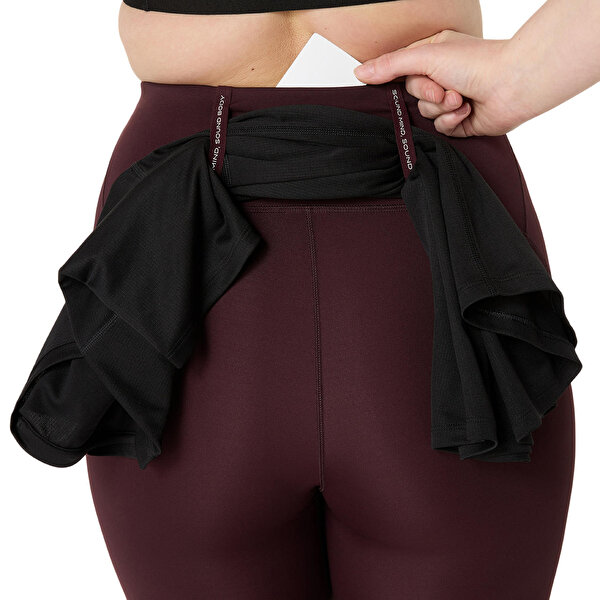 Asics Road High Waist Tight Kadın Bordo Tayt 2012C968-601-4