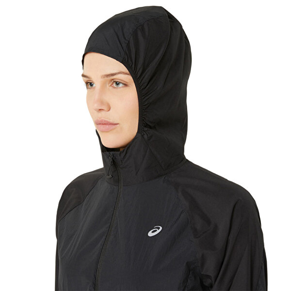Asics Road Packable Jacket Kadın Siyah Ceket 2012D076-001-6