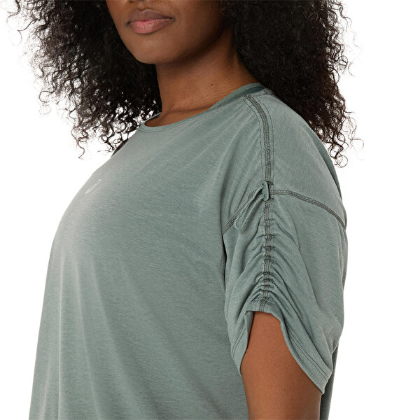 Asics Nagino Run Adjustable  Ss Top Kadın Mavi Tshirt 2012D140-400-3