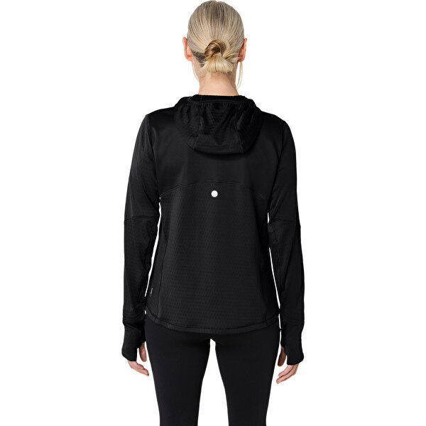 Asics Road Winter Ls Hoodie Kadın Siyah Sweatshirt 2012D279-001-1