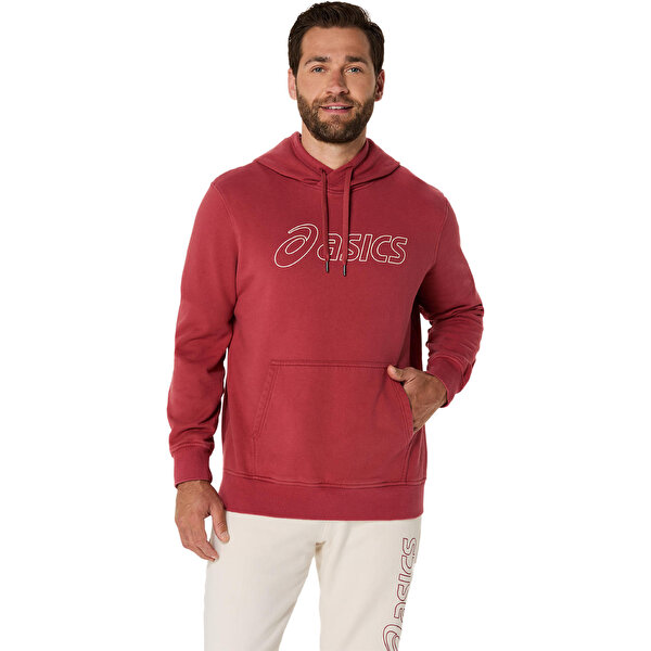 Asics Oth Hoodie Erkek Bordo Sweatshirt 2031E187-601