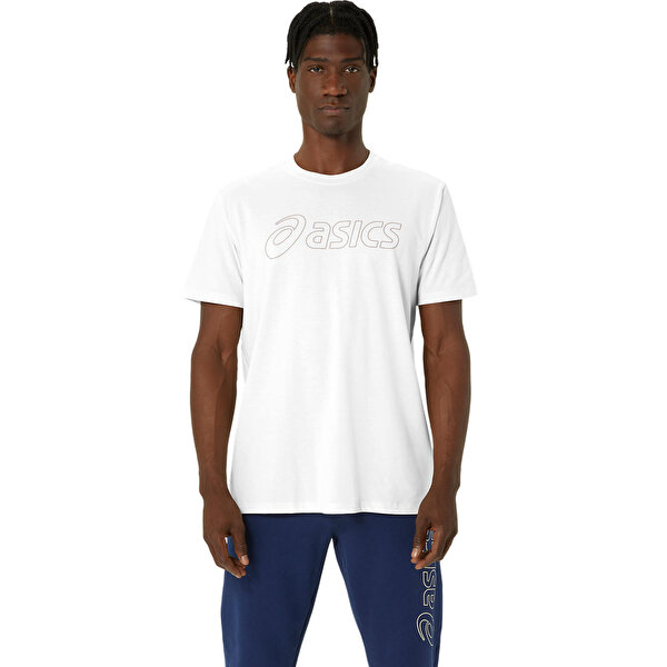 Asics Logo Ss Tee Erkek Beyaz Kısa Kollu Tshirt 2031E188-101