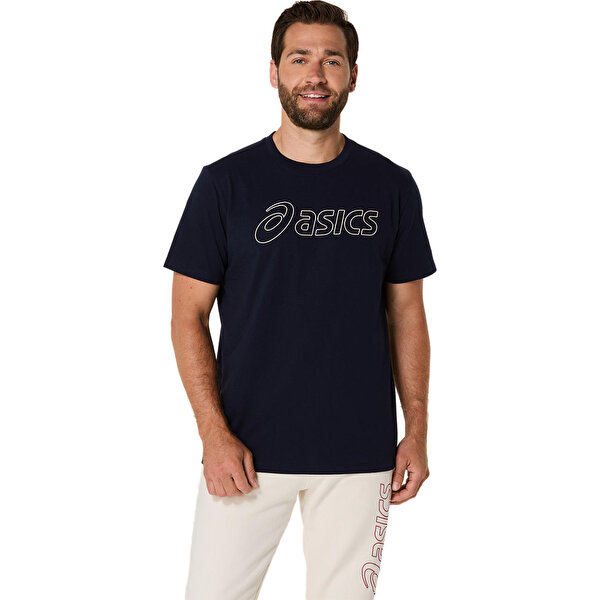 Asics Logo Ss Tee Erkek Sax Kısa Kollu Tshirt 2031E188-403