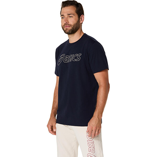 Asics Asics Logo Ss Tee Erkek Sax Kısa Kollu Tshirt 2031E188-403-1