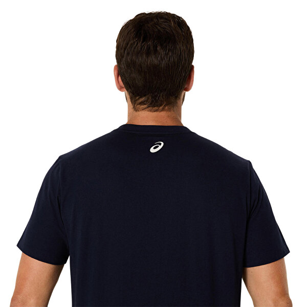 Asics Asics Logo Ss Tee Erkek Sax Kısa Kollu Tshirt 2031E188-403-4