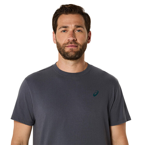 Asics Road Graphic Ss Tee Erkek Siyah Kısa Kollu Tshirt 2031F026-021-3