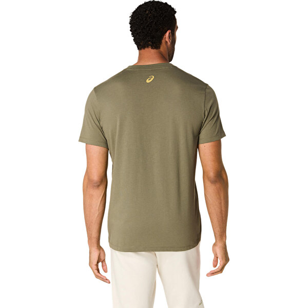 Asics Asics Logo Ss Tee Erkek Krem Kısa Kollu Tshirt 2031E188-304-1