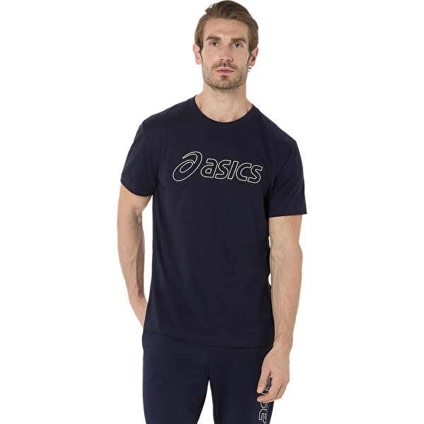 Asics Logo Ss Tee Erkek Lacivert Kısa Kollu Tshirt 2031E188-428