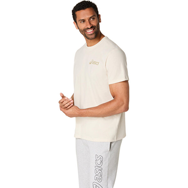 Asics Asics Chest Logo Ss Tee Erkek Gri Kısa Kollu Tshirt 2031E659-204-1