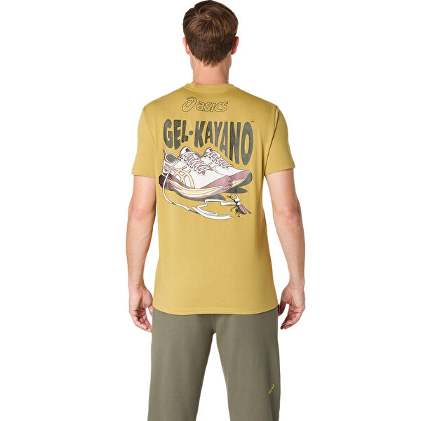 Asics Road Graphic Ss Tee Erkek Dark Green Kısa Kollu Tshirt 2031F026-300-2