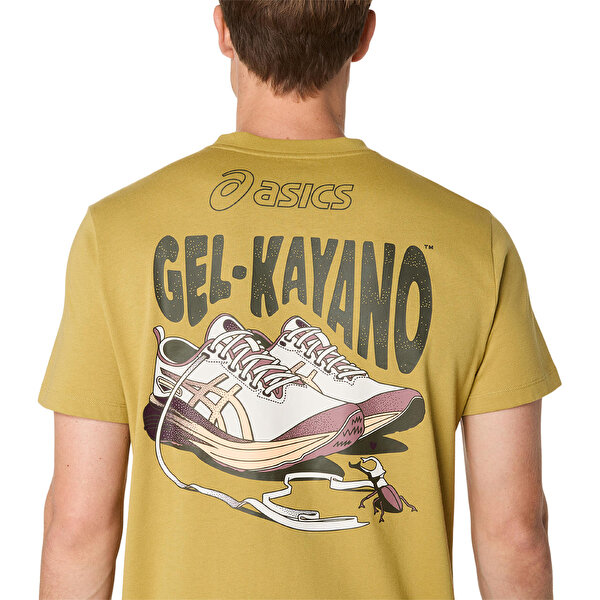 Asics Road Graphic Ss Tee Erkek Dark Green Kısa Kollu Tshirt 2031F026-300-4