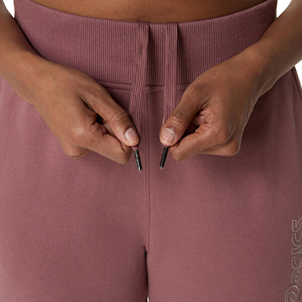 Asics Asics Logo Sweatpant Kadın Bordo Eşofman Altı 2032C844-601-5