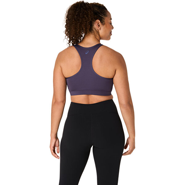 Asics Essential Asics Logo Padless Bra Kadın Dark Purple Sporcu Sütyeni 2032D259-500-1