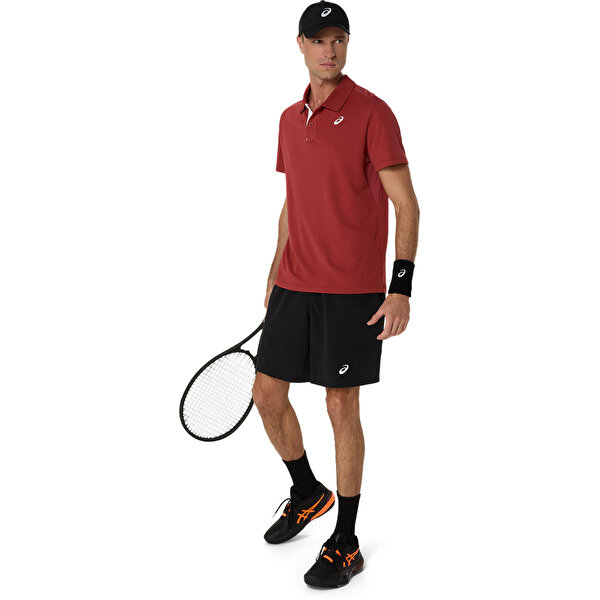 Asics Court 9In Short Erkek Black/pure Silver Şort 2041A343-001-7