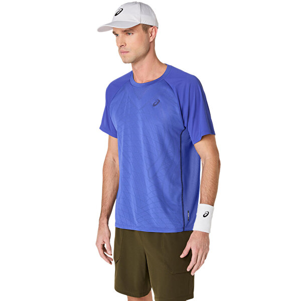 Asics Match Actibreeze Ss Top Erkek Blue Kısa Kollu Tshirt 2041A320-400-1