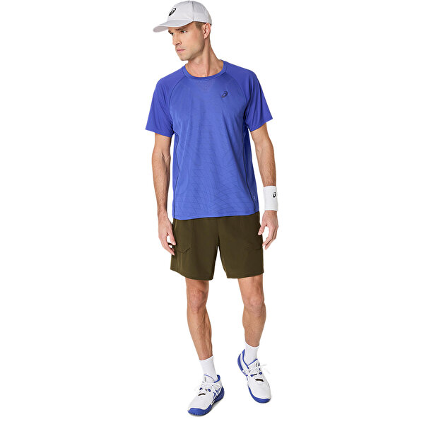 Asics Match Actibreeze Ss Top Erkek Blue Kısa Kollu Tshirt 2041A320-400-5