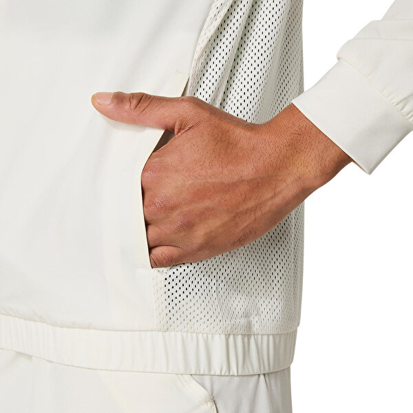Asics Match Jacket Erkek Krem Ceket 2041A336-125-4