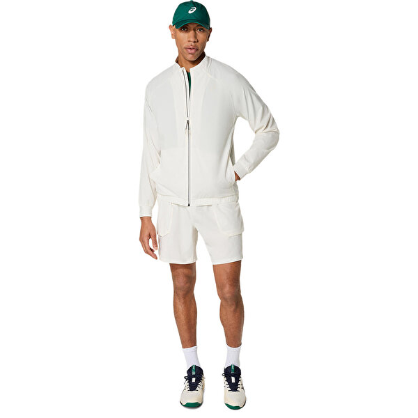 Asics Match Jacket Erkek Krem Ceket 2041A336-125-5