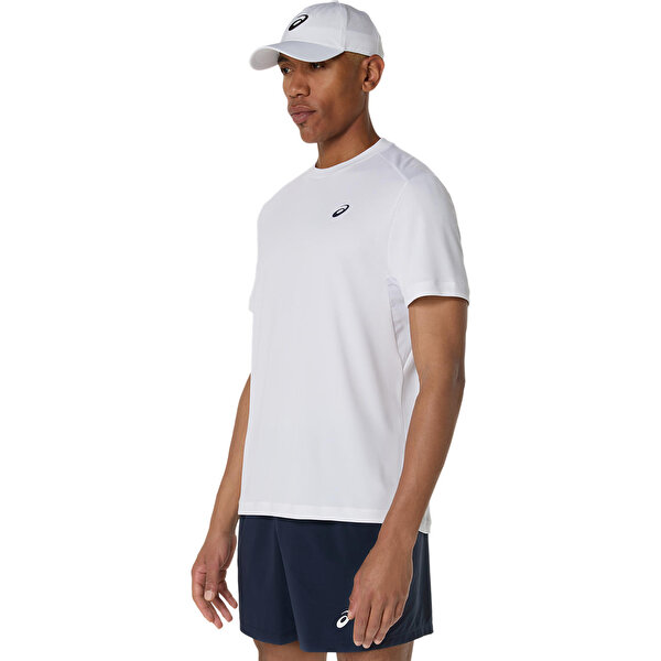 Asics Court Ss Top Erkek White Traditional Kısa Kollu Tshirt 2041A339-100-1