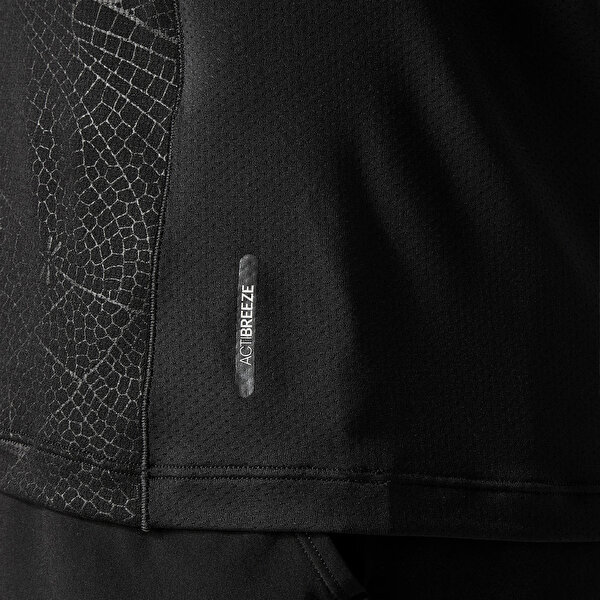 Asics Match Ss Top Night Energy Erkek Black/pure Silver Kısa Kollu Tshirt 2041A352-001-4