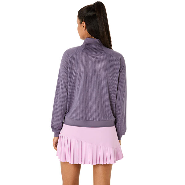 Asics Match Jacket Kadın Dark Purple Ceket 2042A364-500-1