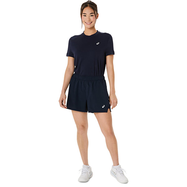 Asics Court 2-N-1 Short Kadın Blue Şort 2042A375-400-6